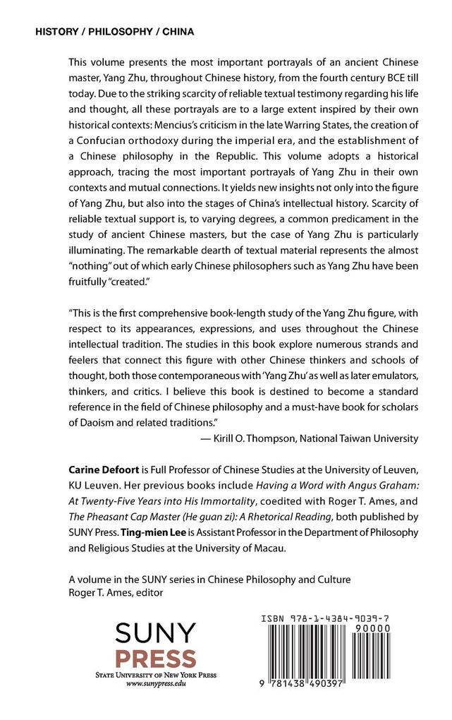 Weitere Ansicht: The Many Lives of Yang Zhu