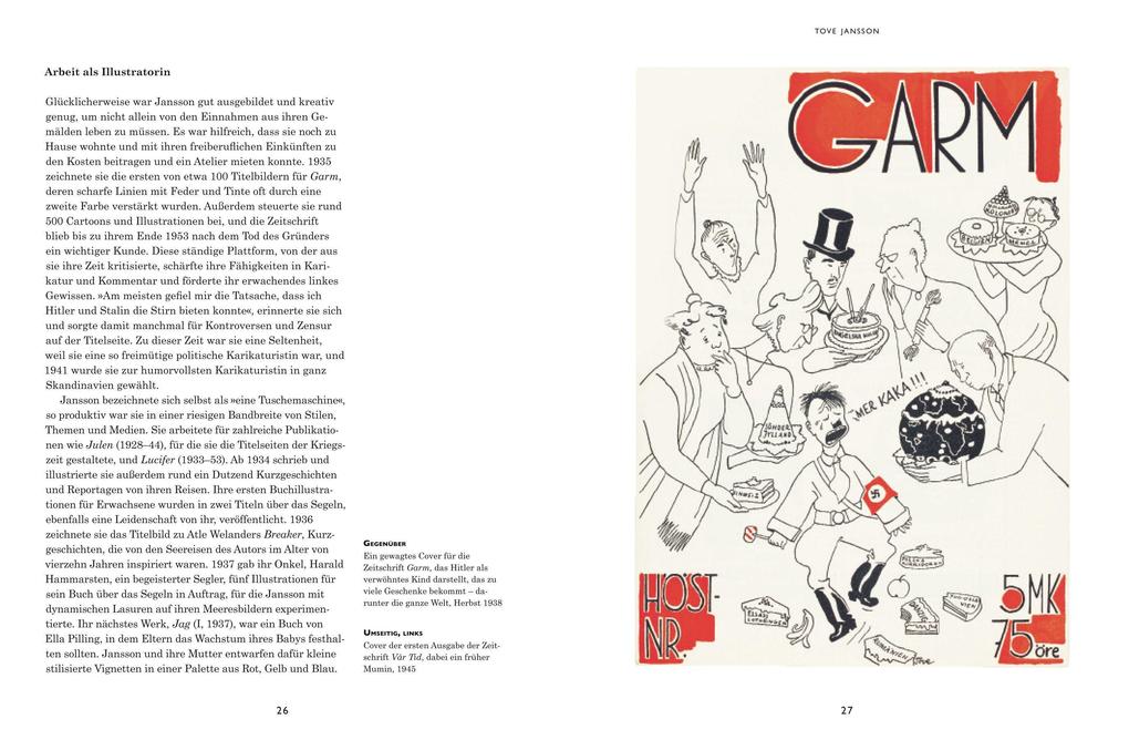 Weitere Ansicht: Tove Jansson (Bibliothek der Illustratoren) | Paul Gravett