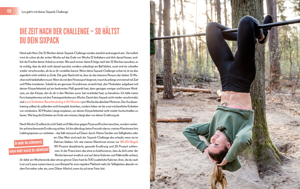Weitere Ansicht: Sixpack Challenge für Frauen | Katja Believe