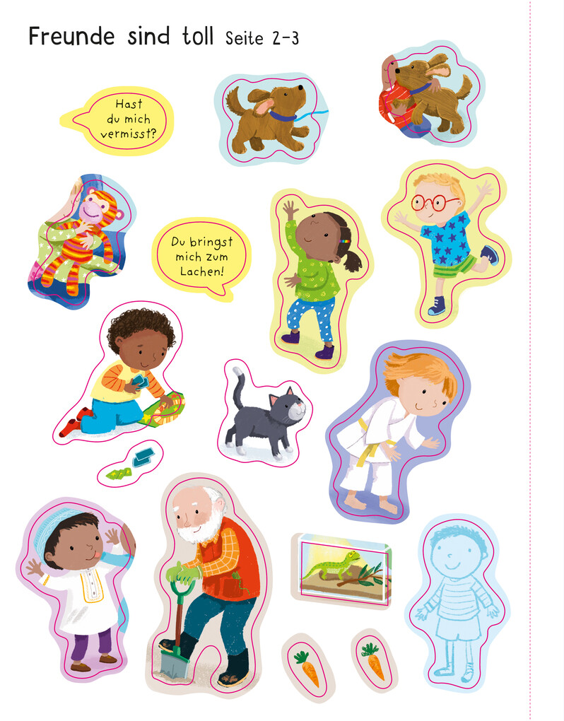 Weitere Ansicht: Mein erstes Stickerbuch: Alle meine Freunde | Holly Bathie