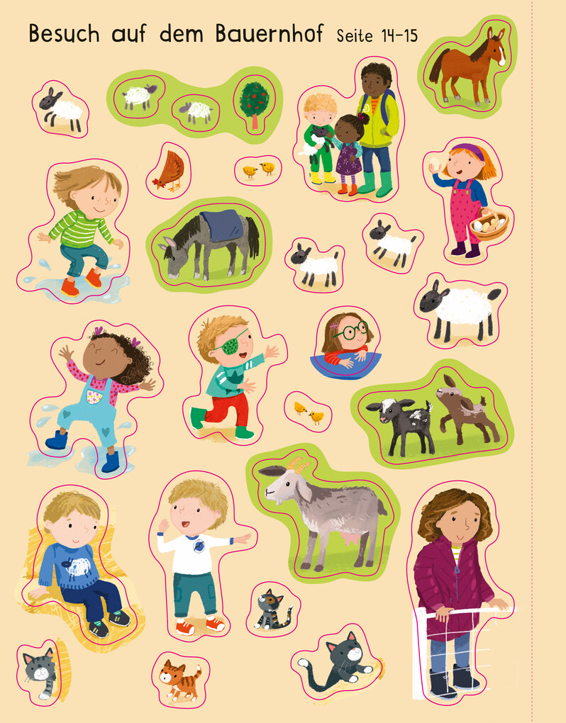 Weitere Ansicht: Mein erstes Stickerbuch: Alle meine Freunde | Holly Bathie
