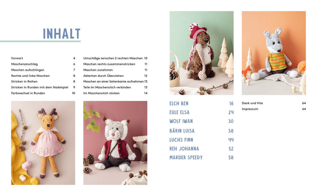 Weitere Ansicht: Hej. Kuscheltiere stricken | Marina Hammerle-Niesporek