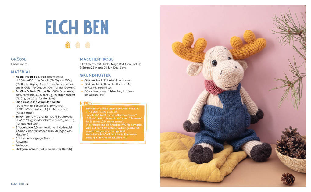 Weitere Ansicht: Hej. Kuscheltiere stricken | Marina Hammerle-Niesporek