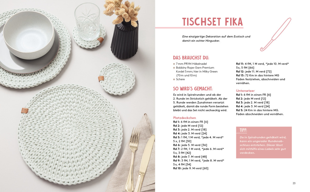 Weitere Ansicht: Hej. Mit Rope-Garn häkeln super easy | Natalie Nar