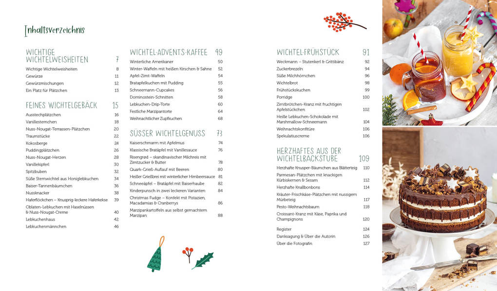 Weitere Ansicht: Das Wichtel-Weihnachts-Backbuch | Christine Kuhlmann