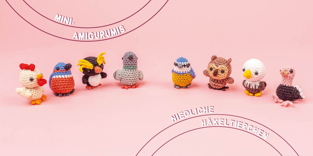 Weitere Ansicht: Mini-Amigurumis - Süße Vögelchen | Sarah Abbondio