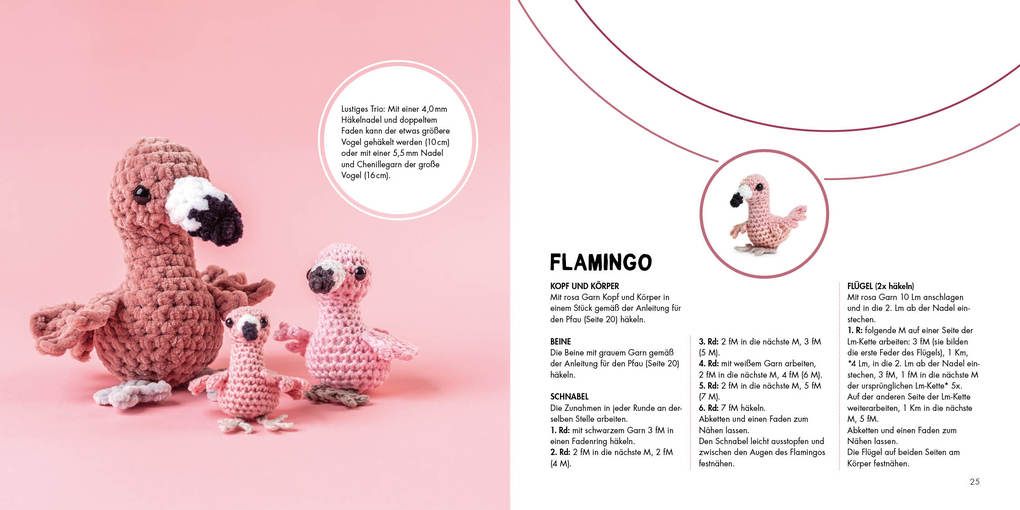 Weitere Ansicht: Mini-Amigurumis - Süße Vögelchen | Sarah Abbondio