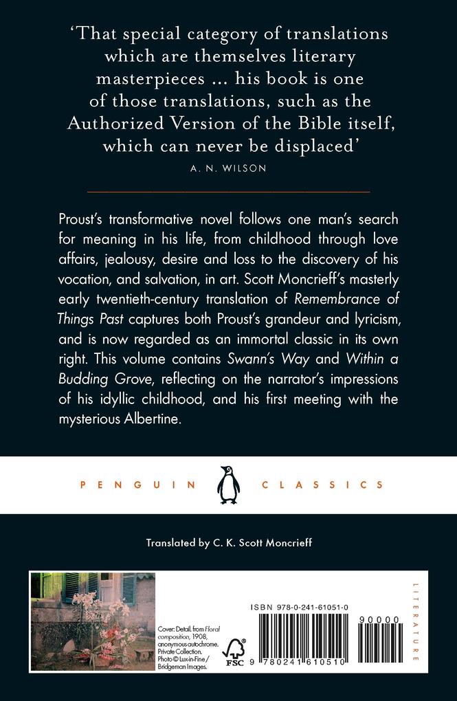 Weitere Ansicht: Remembrance of Things Past: Volume 1 | Marcel Proust