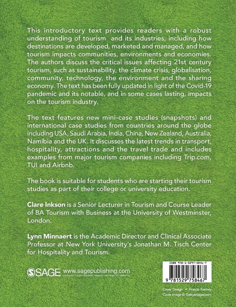 Weitere Ansicht: Tourism Management | Clare Inkson, Lynn Minnaert