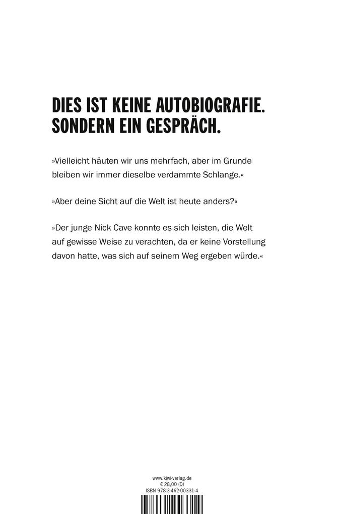 Weitere Ansicht: Glaube, Hoffnung und Gemetzel | Nick Cave, Sean O'Hagan