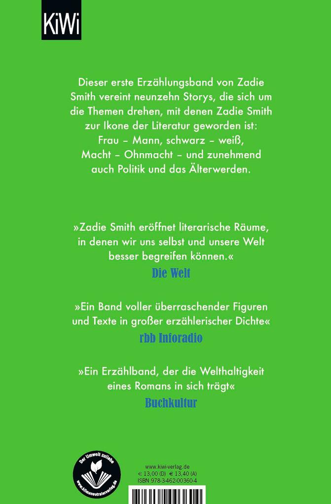 Weitere Ansicht: Grand Union | Zadie Smith
