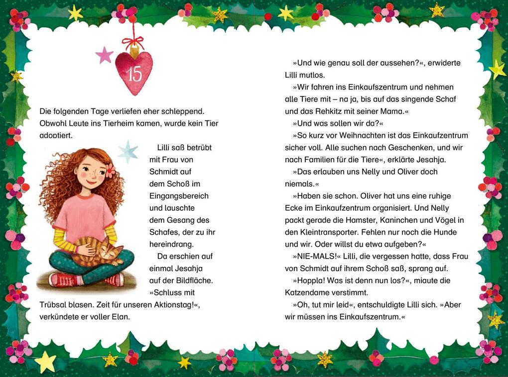Weitere Ansicht: Liliane Susewind - 24 Tiere suchen ein Zuhause. Das Adventskalenderbuch | Tanya Stewner, Marlene Jablonski