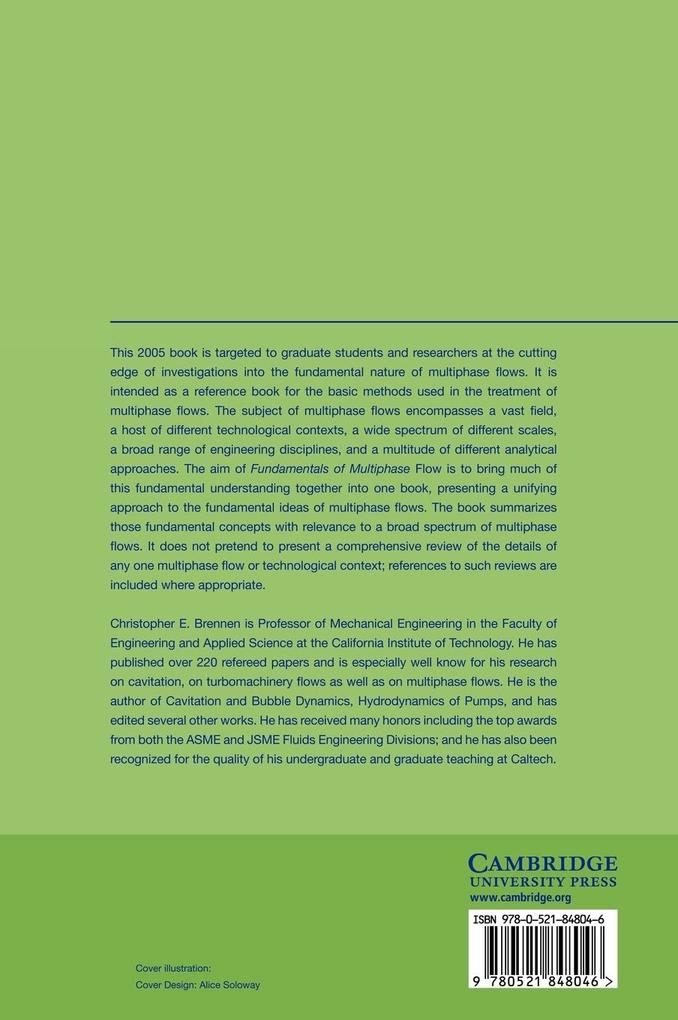 Weitere Ansicht: Fundamentals of Multiphase Flow | Christopher Brennen