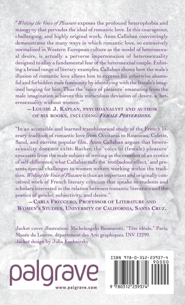 Weitere Ansicht: Writing the Voice of Pleasure | A. Callahan