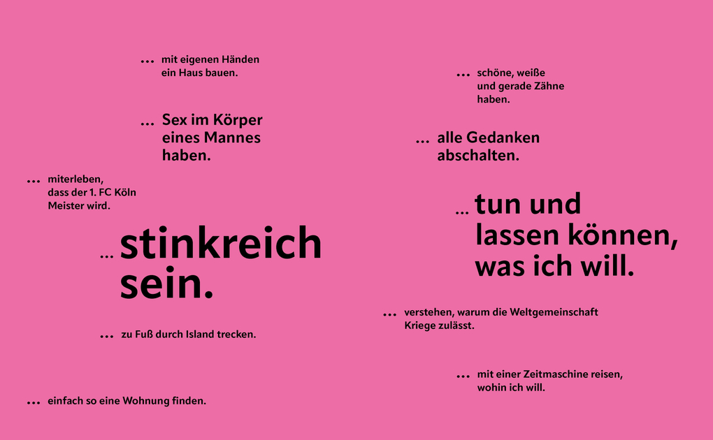 Weitere Ansicht: Einmal im Leben ... | Barbara Zoschke