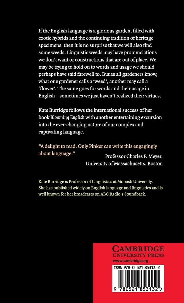 Weitere Ansicht: Weeds in the Garden of Words | Kate Burridge