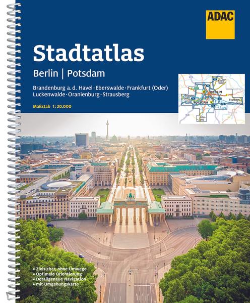 Produktbild: ADAC Stadtatlas Berlin/Potsdam 1:20.000