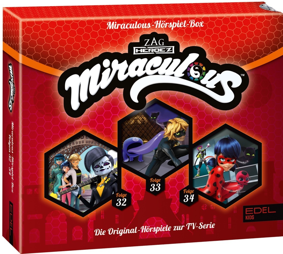 Produktbild: Hörspiel-Box,Folge 32-34 | Miraculous