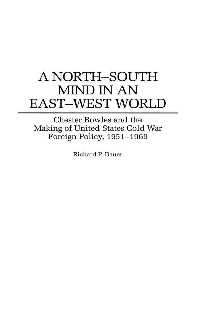 A North-South Mind in an East-West World als Buch (gebunden)