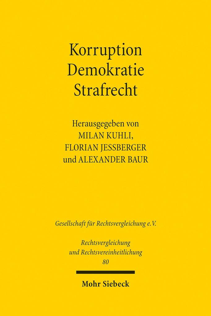 Produktbild: Korruption - Demokratie - Strafrecht