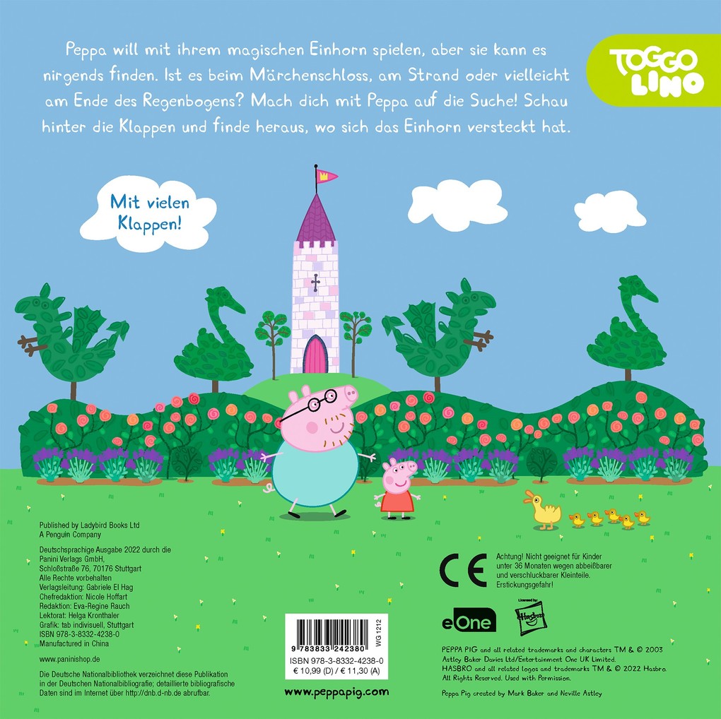 Weitere Ansicht: Peppa Pig: Wo ist Peppas magisches Einhorn? | Panini
