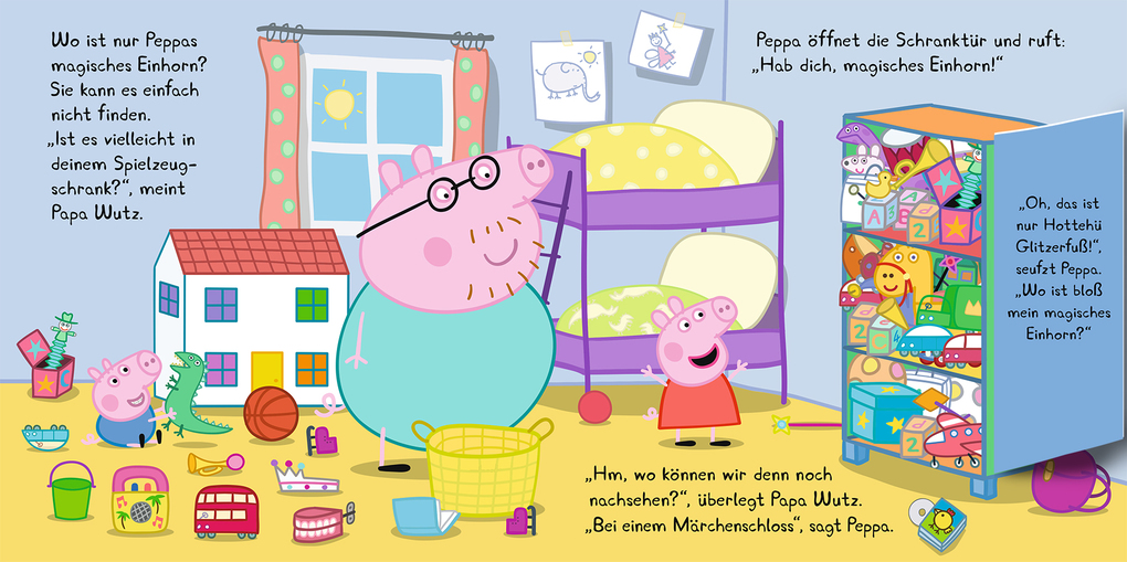 Weitere Ansicht: Peppa Pig: Wo ist Peppas magisches Einhorn? | Panini