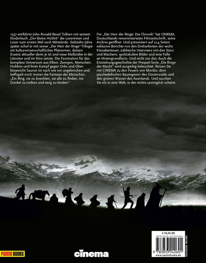 Weitere Ansicht: Cinema präsentiert: Der Herr der Ringe - Die Chronik | Philipp Schulze, Oliver Noelle, Volker Bleeck