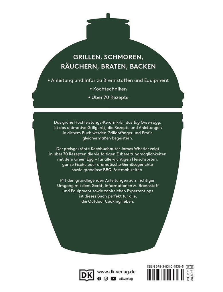 Weitere Ansicht: Kochen mit dem Big Green Egg | James Whetlor