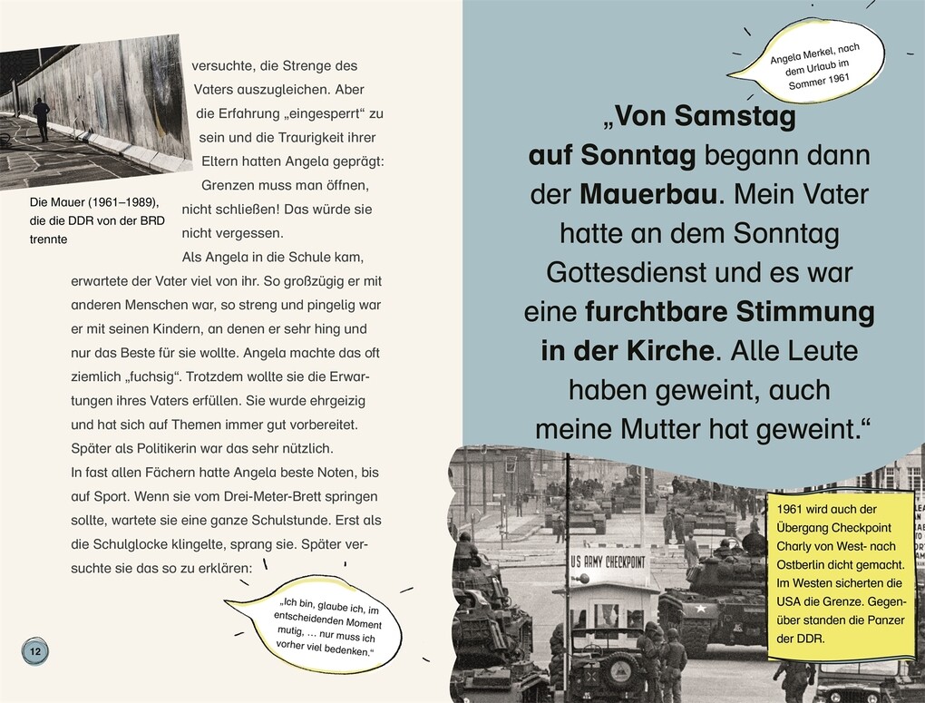 Weitere Ansicht: SUPERLESER! Angela Merkel Die erste Bundeskanzlerin | Christine Paxmann