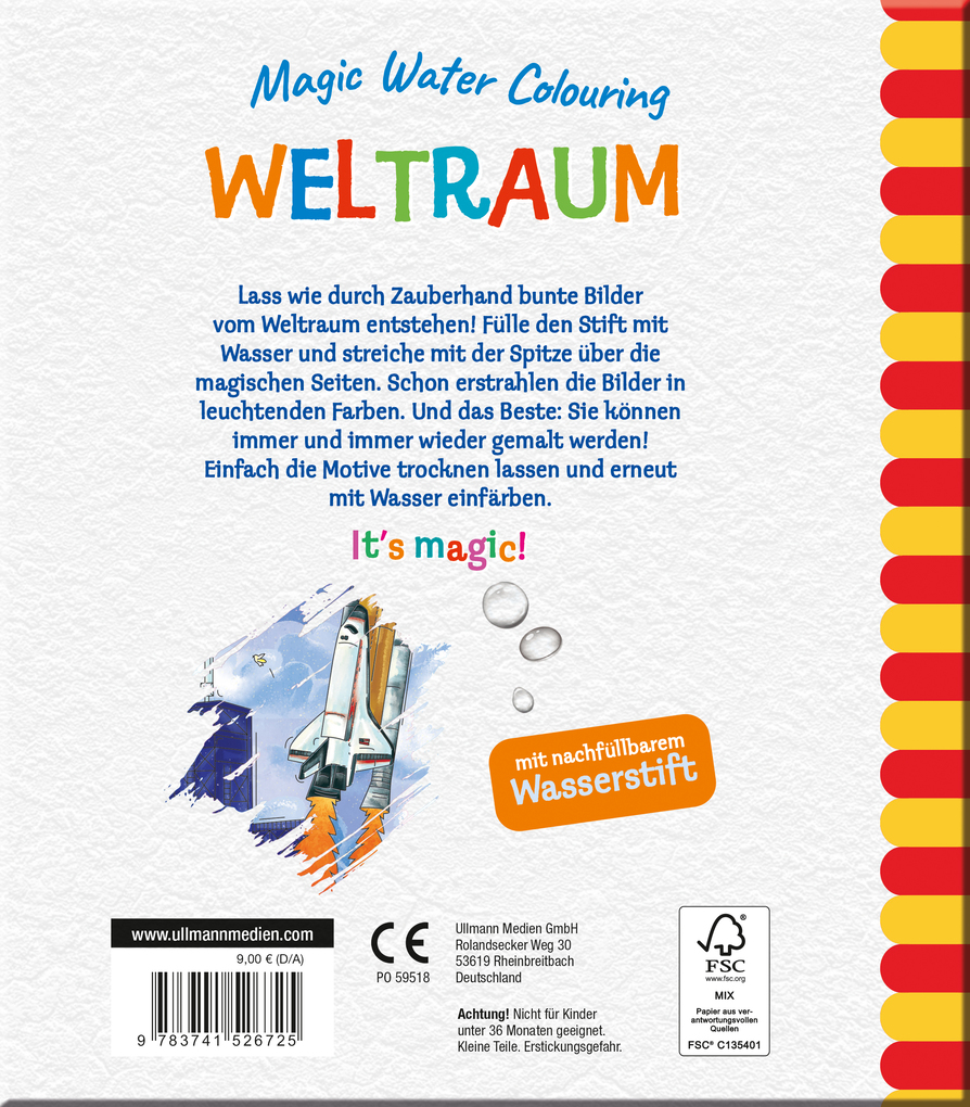 Weitere Ansicht: Magic Water Colouring - Weltraum | Lisa Regan