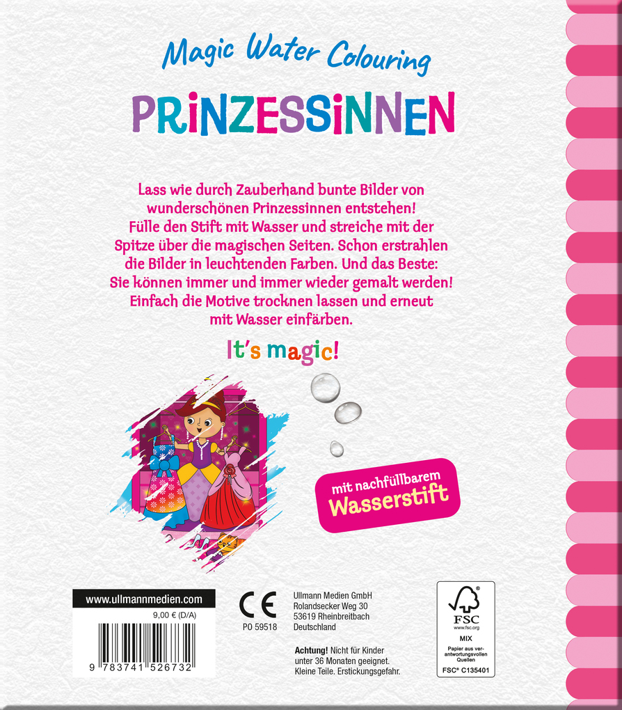 Weitere Ansicht: Magic Water Colouring - Prinzessinnen | Lisa Regan