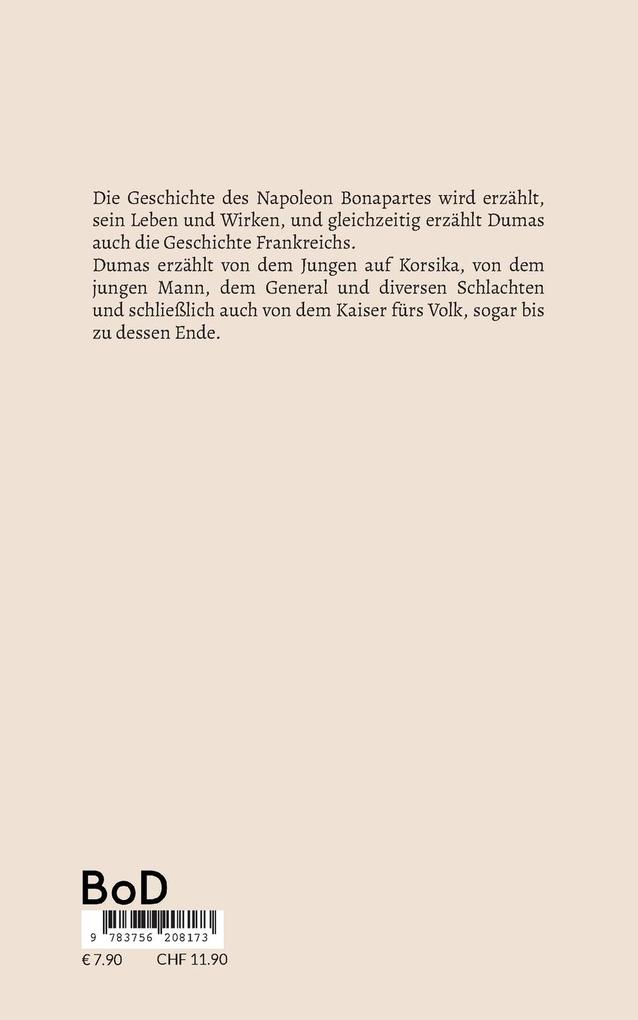 Weitere Ansicht: Napoleon Bonaparte | Alexandre Dumas