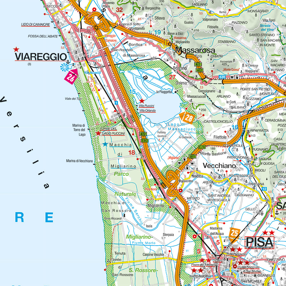Weitere Ansicht: MARCO POLO Freizeitkarte 118 Toskana 1:125.000
