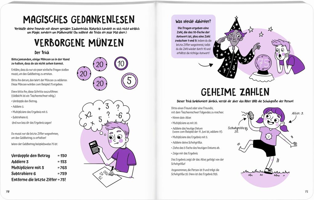 Weitere Ansicht: PhänoMINT 91 mathemagische Rätsel | Anna Claybourne