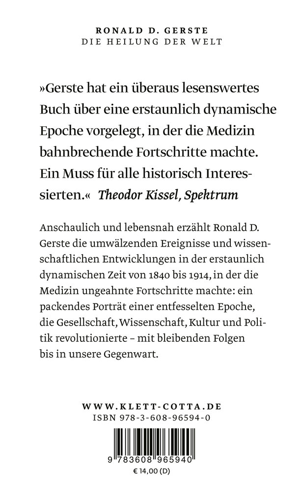 Weitere Ansicht: Die Heilung der Welt | Ronald D. Gerste