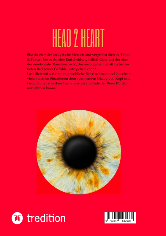 Weitere Ansicht: Head 2 Heart - Ein Dialog von Kopf und Herz, der dich dem wirklichen Verstehen ein Stück näher bringt | Martina Lau Hearttime-Coaching