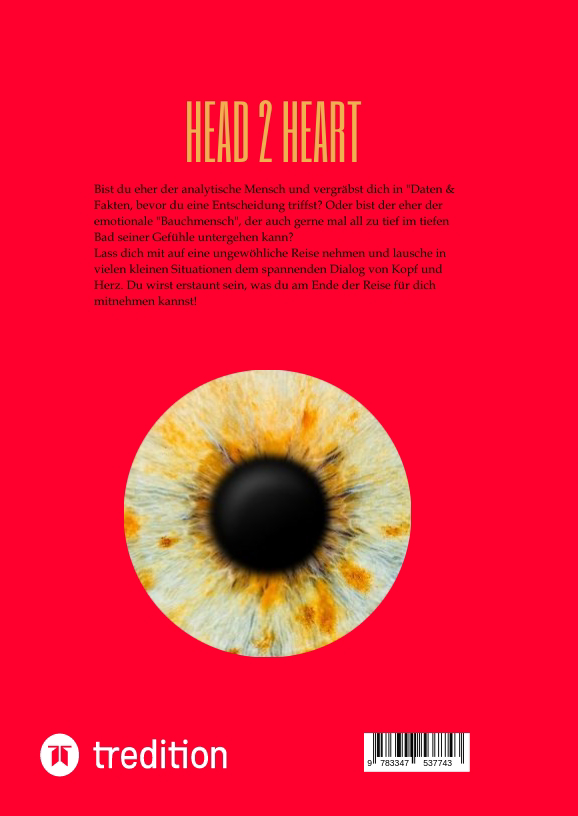 Weitere Ansicht: Head 2 Heart - Ein Dialog von Kopf und Herz, der dich dem wirklichen Verstehen ein Stück näher bringt | Martina Lau Hearttime-Coaching