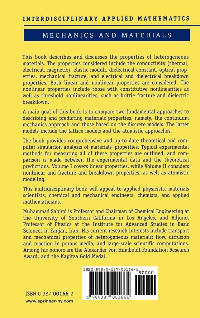 Weitere Ansicht: Heterogeneous Materials | Muhammad Sahimi