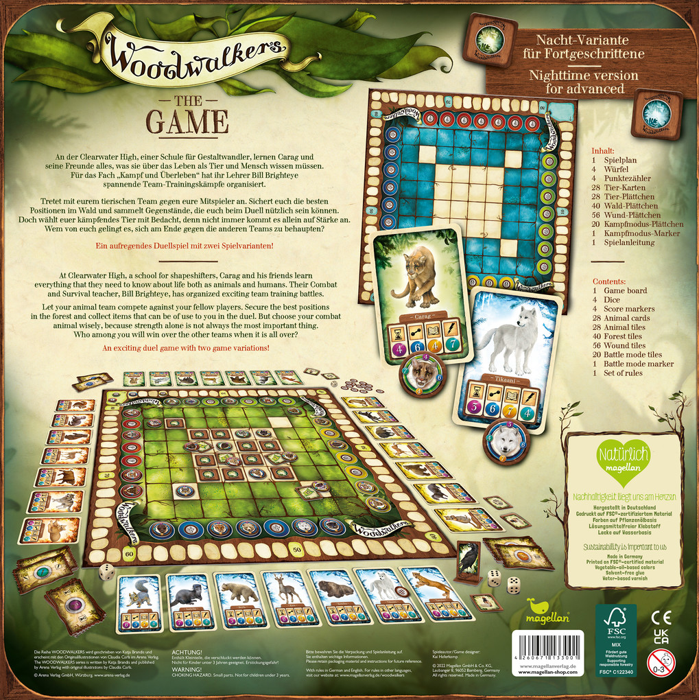 Weitere Ansicht: Woodwalkers - The Game | Katja Brandis, Kai Haferkamp