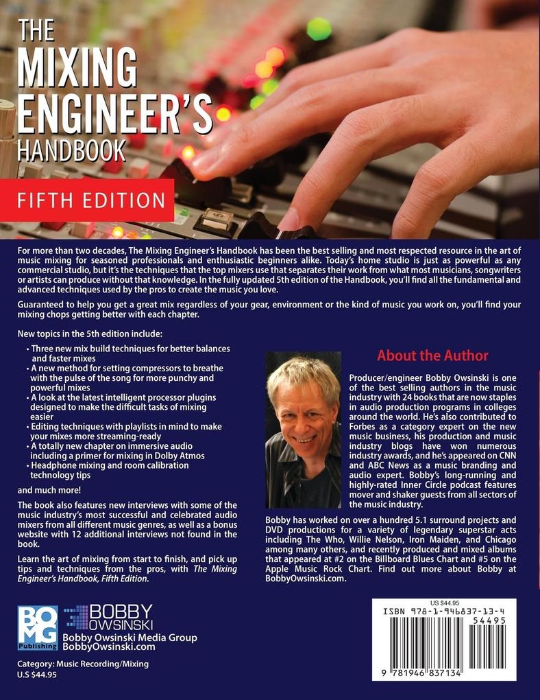 Weitere Ansicht: The Mixing Engineer's Handbook 5th Edition | Bobby Owsinski