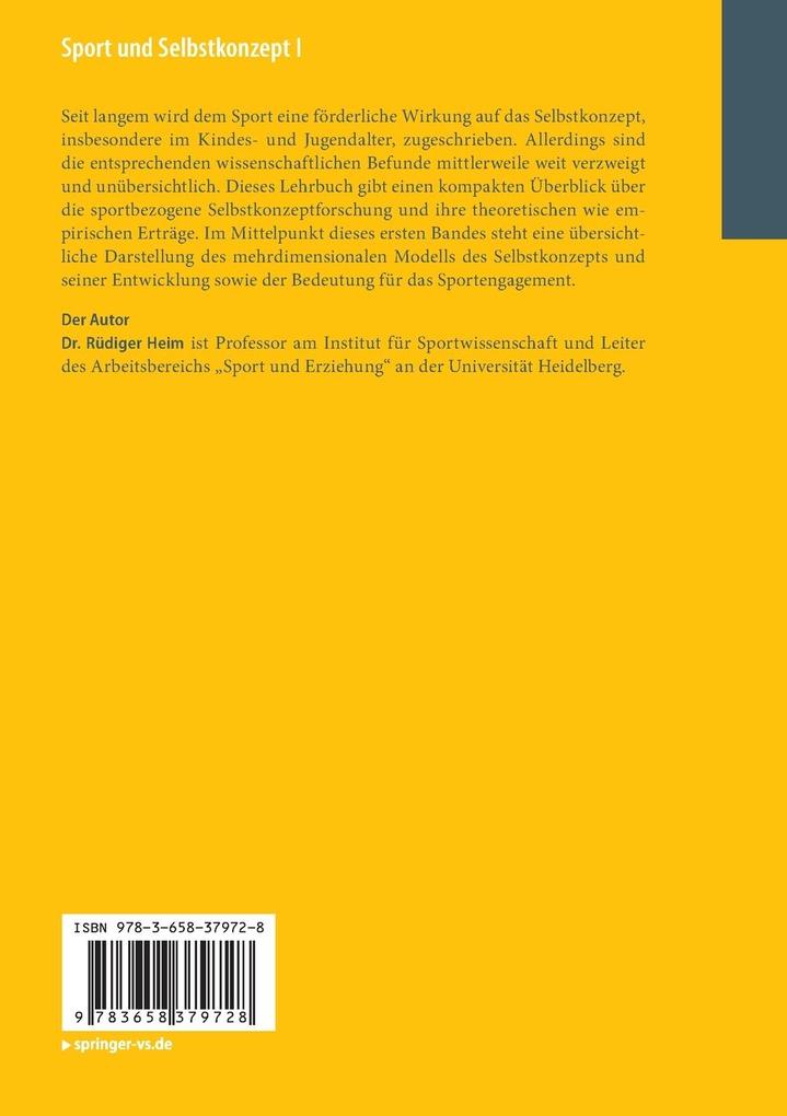 Weitere Ansicht: Sport und Selbstkonzept I | Rüdiger Heim