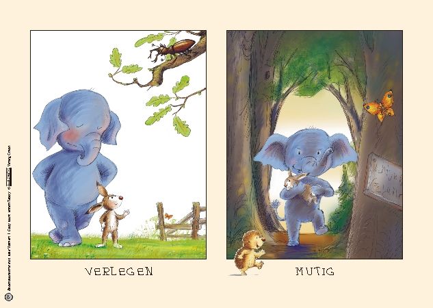 Weitere Ansicht: Eddy sucht seinen Teddy - Kamishibai-Bilderbuchkarten | Julia Volmert