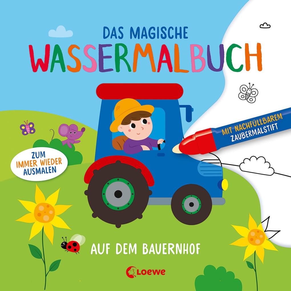 Produktbild: Das magische Wassermalbuch - Auf dem Bauernhof