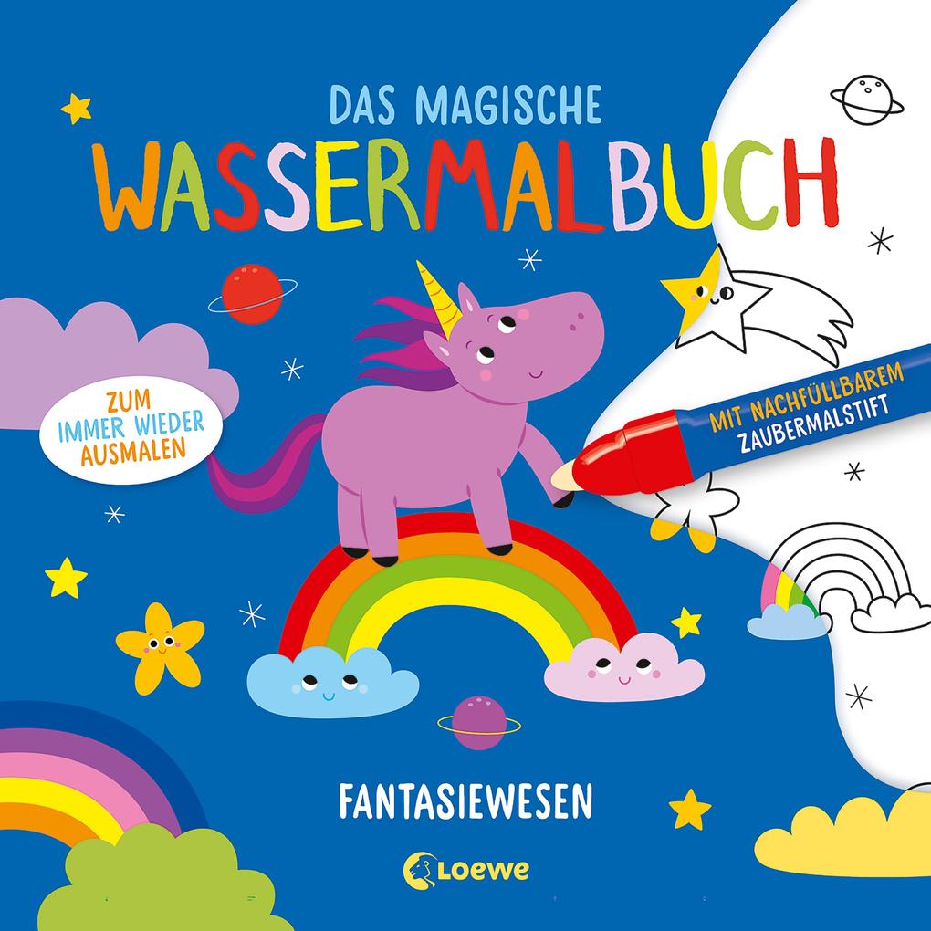 Produktbild: Das magische Wassermalbuch - Fantasiewesen