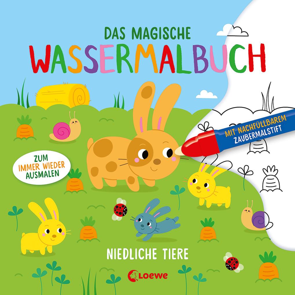 Produktbild: Das magische Wassermalbuch - Niedliche Tiere
