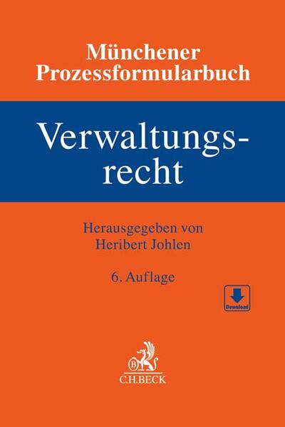 Produktbild: Münchener Prozessformularbuch Bd. 7: Verwaltungsrecht
