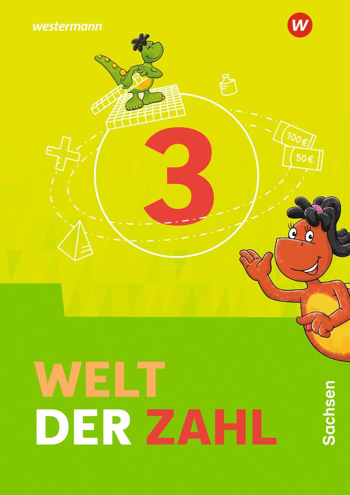 Produktbild: Welt der Zahl 3. Schulbuch. Für Sachsen