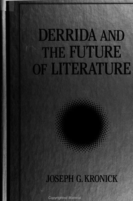 Derrida and the Future of Literature als Taschenbuch