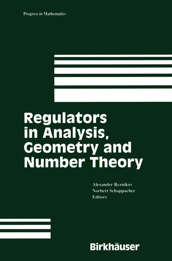 Produktbild: Regulators in Analysis, Geometry and Number Theory