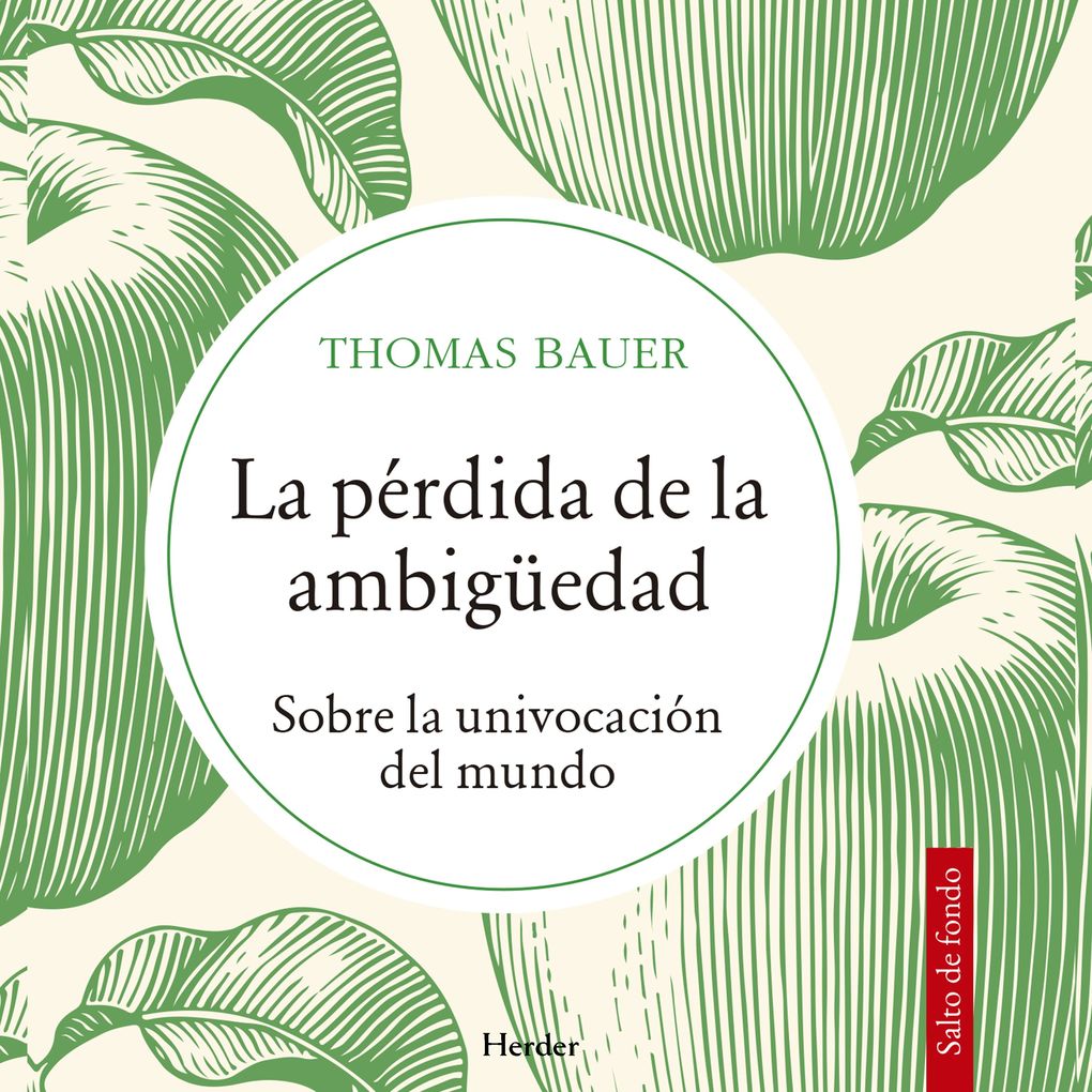 Produktbild: La pérdida de la ambigüedad | Thomas Bauer